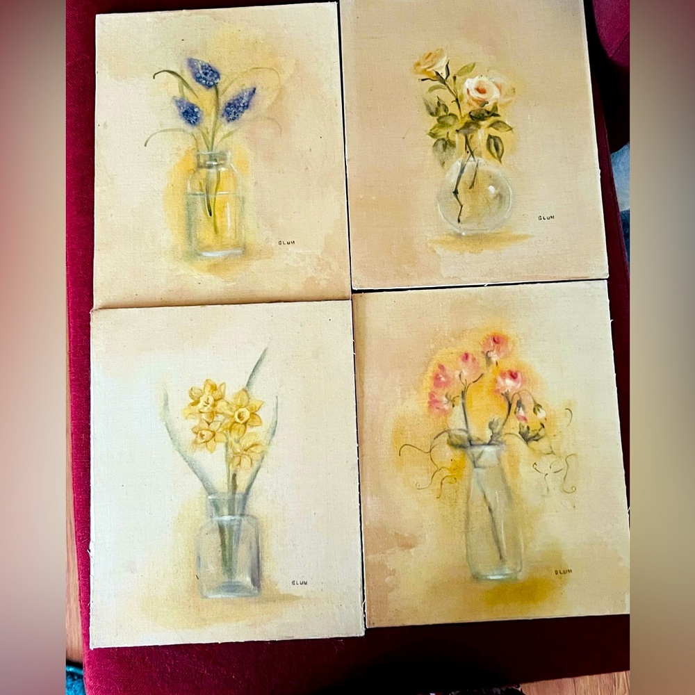 Floral Painting By Blum